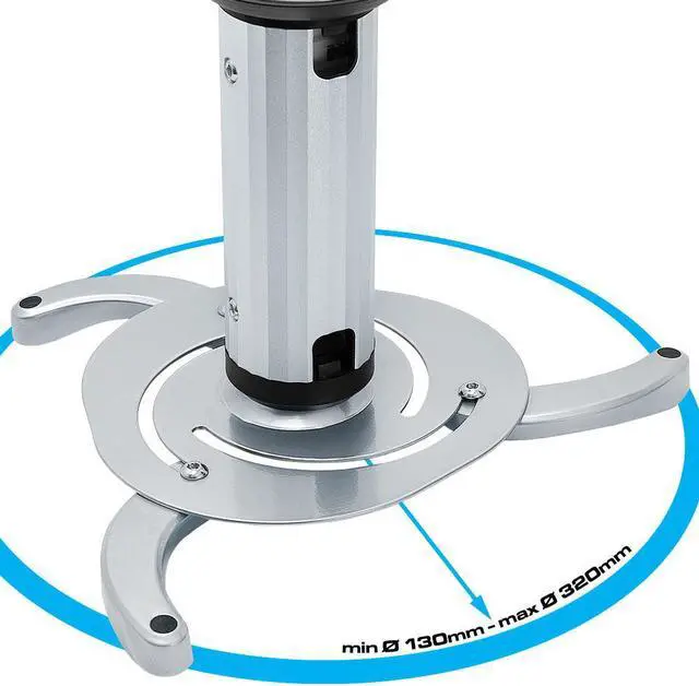 Alt view image 5 of 7 - Cmple - Projector Ceiling Mount (Max 22Lbs) - SILVER