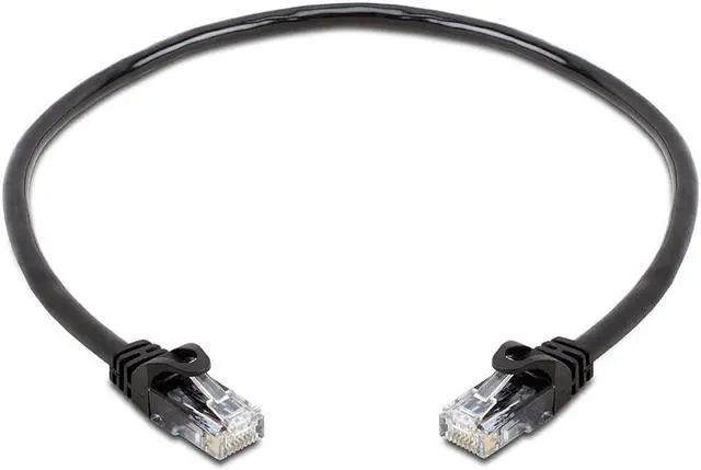 Alt view image 3 of 7 - Cmple - 50 Pack Cat 6 Ethernet Cable 1.5 ft 10Gbps Internet Cable with RJ45 Connectors 550MHz Cat6 Patch Cord for Computer, WiFi Router, Modem - Black