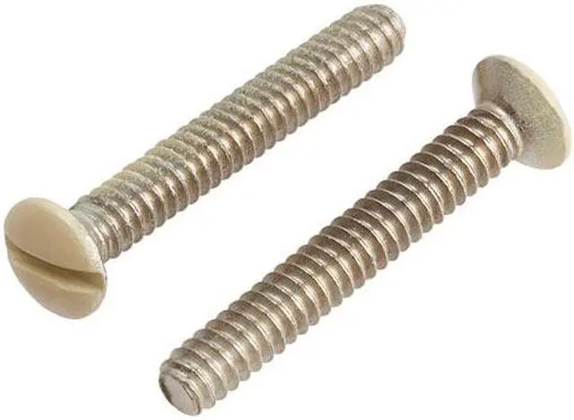 Alt view image 3 of 6 - Cmple - 4 Port Keystone Wall Plate Single-Gang Wall Plate with Standard Size Ethernet Wall Plate Keystone Jack Insert - Ivory