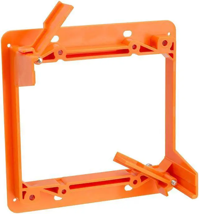 Alt view image 2 of 8 - Cmple - Low Voltage Mounting Bracket 2 Gang Multipurpose Drywall Mounting Wall Plate Bracket  Dual Gang
