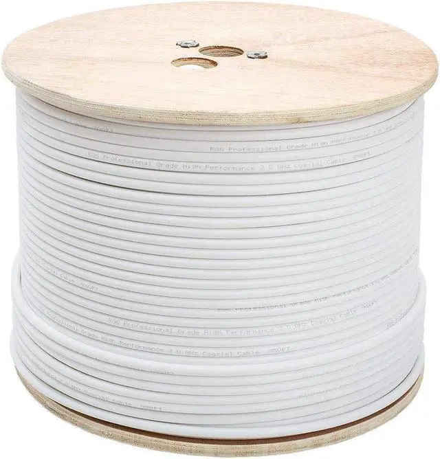 Alt view image 8 of 8 - RG6 Standard Shield Cable - 1000 Feet White