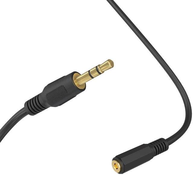 Alt view image 4 of 7 - Cmple - Headphone Extension Cable 50 ft 3.5mm AUX Extension Cord Male to Female Stereo Audio Adapter Cable, 1/8 TRS Aux Extender Cable - Black