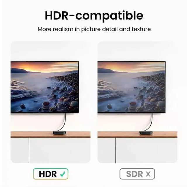 Alt view image 4 of 5 - Cmple - Ultra High-Speed HDMI Cable HDMI 2.0 HDTV Cable - Supports Ethernet 3D 4K and Audio Return  30 Feet