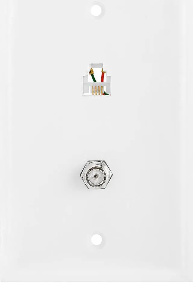 Main image of Cmple - Modular Phone & Coaxial Wall Plate