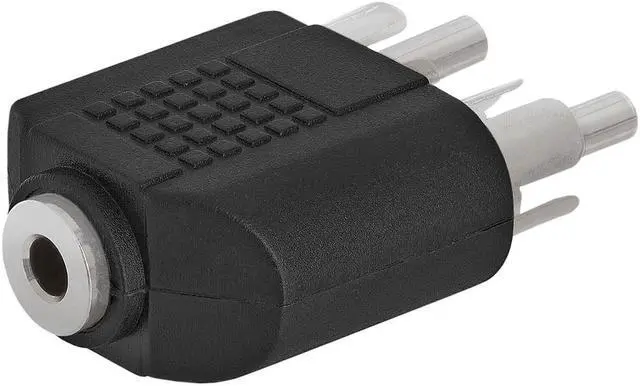 Main image of Cmple - 3.5mm Mono Jack to 2xRCA Plug Adapter