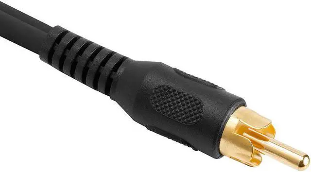 Alt view image 3 of 3 - Cmple - Y-Adapter (1 RCA Plug to 2 RCA Plugs)