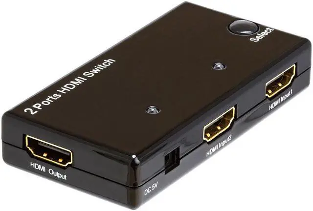 Main image of CMPLE 2-Port High Speed 4K HDMI Switch 2-in-1 out (2x1), Support 3D, Full HD 4K @30Hz, HDCP (no external power needed)