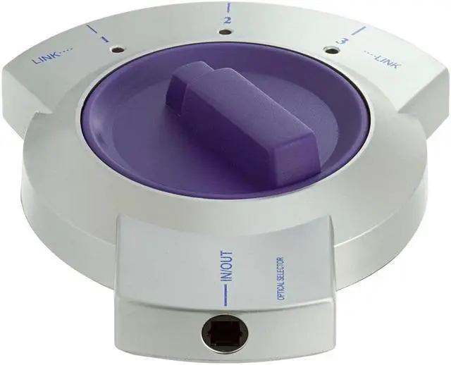 Alt view image 2 of 6 - Cmple - Optical Toslink Jack to 3xToslink Jacks 3-Way Bi-Directional Selector