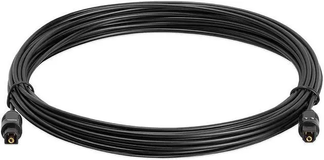 Alt view image 2 of 4 - Cmple - Optical Audio Cable 25ft - Slim Fiber Optic Cable Ultra-Thin Gold Plated Toslink Cable Digital S/PDIF Audio For Soundbar Av Receivers, TV Sound Bar, Game Console Slim Optical cord