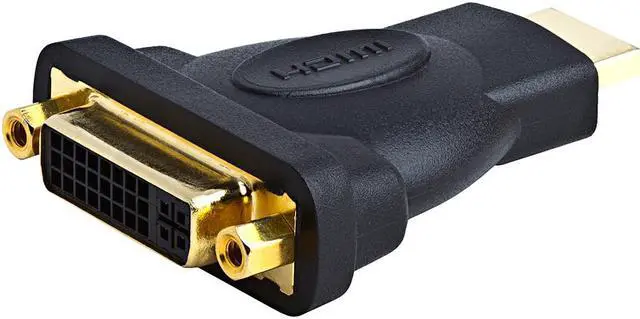 Alt view image 2 of 4 - Cmple - HDMI Male to DVI-D(24+1) Female Adapter, Gold Plated