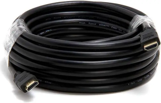 Alt view image 2 of 3 - HDMI Cable 25 FT - 4K HDMI 2.0 Ready - High Speed - Ethernet/Audio Return Channel - Gold Plated Connectors  Video HDMI
