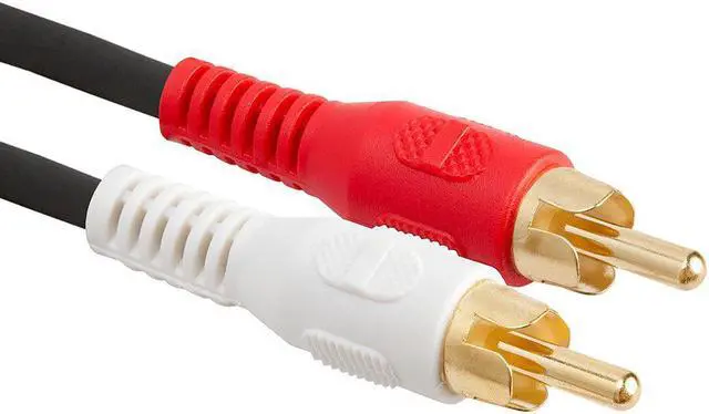 Alt view image 2 of 3 - Cmple - Y-Adapter (1 RCA Plug to 2 RCA Plugs)