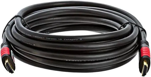 Alt view image 2 of 3 - Cmple - 15ft Ultra High Speed HDMI Cable, Version 1.3, Category 2, 1080p, Black