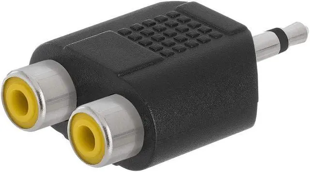Alt view image 2 of 4 - Cmple - 3.5mm Mono Plug to 2xRCA Jack Adapter