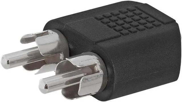 Alt view image 2 of 4 - Cmple - 3.5mm Stereo Jack to 2xRCA Plug Adapter