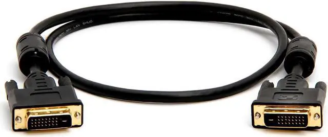 Alt view image 2 of 6 - Cmple  DVI to DVI Cable Dual Link Gold Plated - (DVI Dual Link Cable/DVI D Cable) for Laptop, Projector, HDTV - 3 Feet