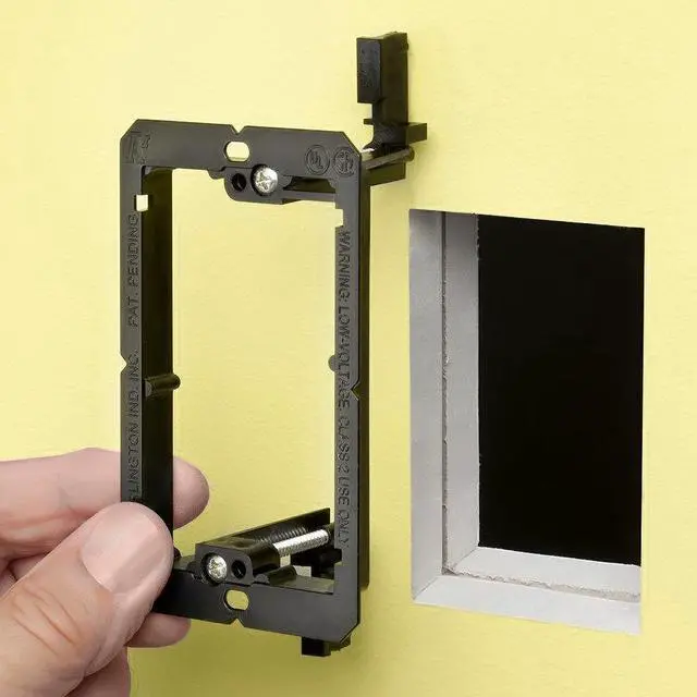 Alt view image 3 of 5 - Arlington Industries - LV1 - Single Gang - For 1/4" to 1" Walls - Low Voltage Device Mounting Bracket