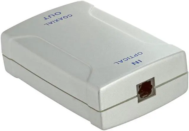 Alt view image 2 of 7 - Cmple - Optical Toslink Jack (Input) to Coaxial RCA Jack(Output) Digital Audio Converter