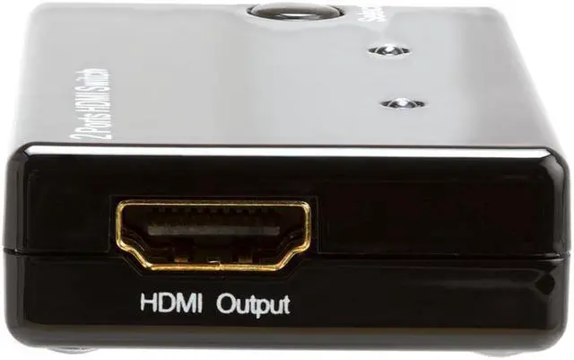 Alt view image 3 of 3 - CMPLE 2-Port High Speed 4K HDMI Switch 2-in-1 out (2x1), Support 3D, Full HD 4K @30Hz, HDCP (no external power needed)