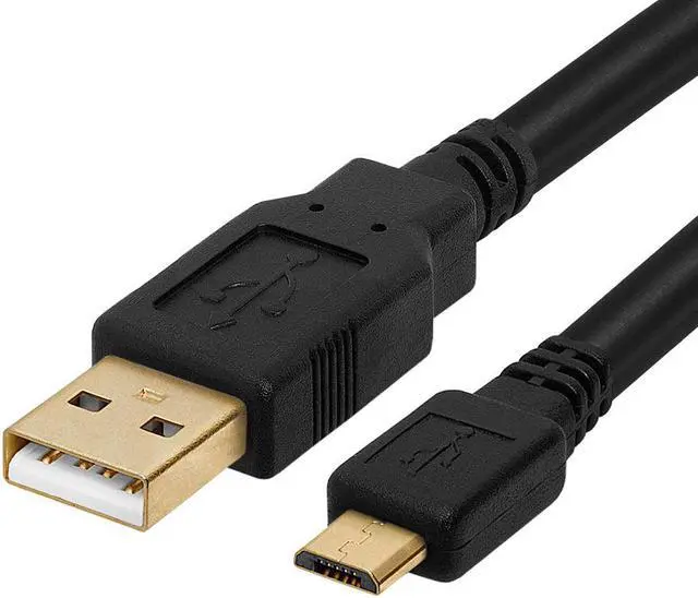 Alt view image 3 of 6 - Cmple - Micro USB Cable 6ft Male to Male Micro USB Charging Cable Data Sync USB to USB Cable for Android Phone, Laptop, PC, Tablet, Car GPS, Power Bank - Black