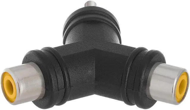 Alt view image 2 of 4 - Cmple - 3.5mm Stereo Plug to 2xRCA Jack Adapter