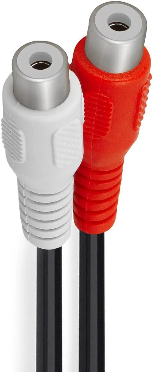 Alt view image 2 of 6 - Cmple - Y-Adapter (1 RCA Plug to 2 RCA Jacks)