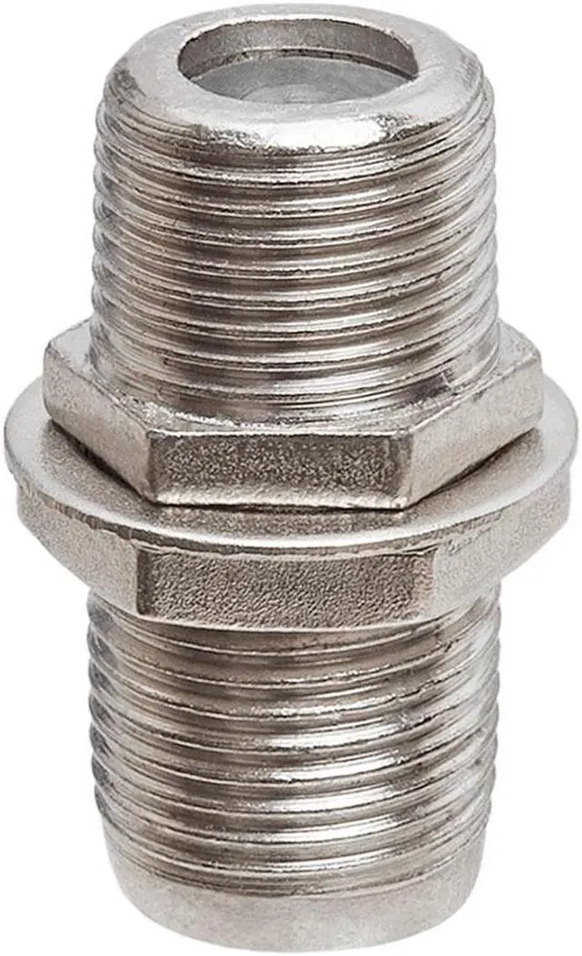 Alt view image 3 of 3 - Cmple - F-Type Coaxial Jack to Jack Coupler Adapter (Pack of 10)