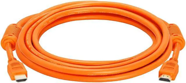 Alt view image 2 of 2 - Cmple - HDMI Cable 10FT High Speed HDTV Ultra-HD (UHD) 3D, 4K @60Hz,18Gbps 28AWG HDMI Cord Audio Return 10 Feet Orange