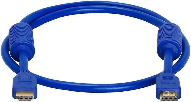 Alt view image 2 of 2 - Cmple - HDMI Cable 3FT High Speed HDTV Ultra-HD (UHD) 3D, 4K @60Hz, 18Gbps 28AWG HDMI Cord Audio Return - 3 Feet Blue
