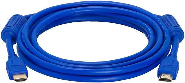 Alt view image 2 of 2 - Cmple - HDMI Cable 10FT High Speed HDTV Ultra-HD (UHD) 3D 4K @60Hz, 18Gbps 28AWG HDMI Cord Audio Return - 10 Feet Blue