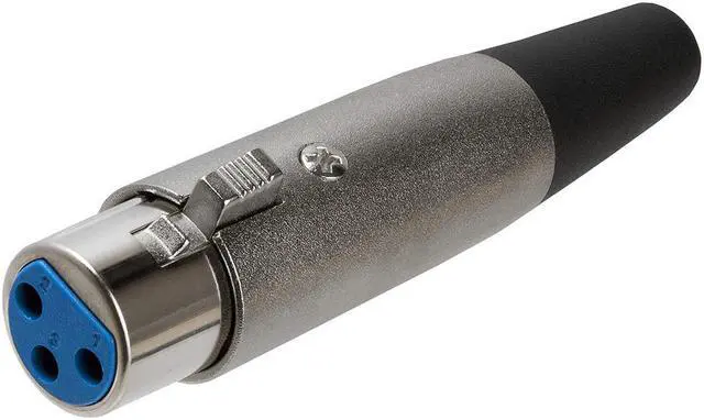 Main image of Cmple - 3Pin XLR Female Microphone Connector  Silver