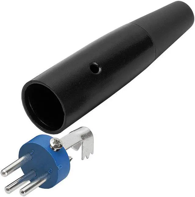 Alt view image 3 of 3 - Cmple - 3Pin XLR Male Microphone Connector  Black