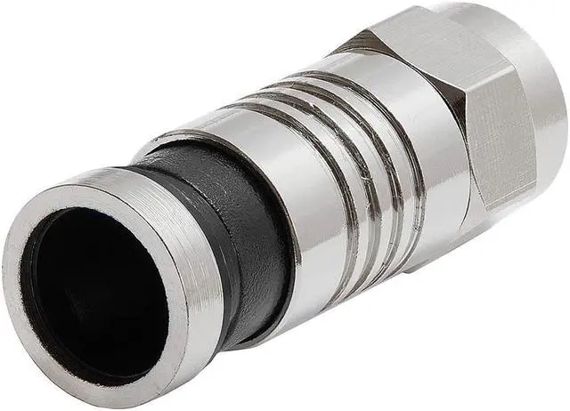Main image of Cmple - Compression F Type Connector for RG59 with Black Tail