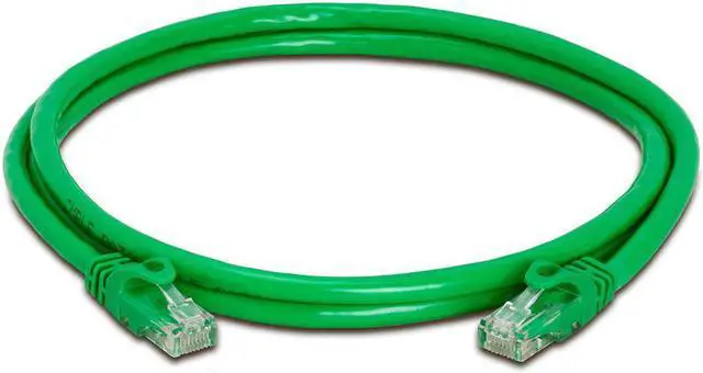 Alt view image 2 of 7 - Cmple Cat6 Ethernet Cable 10Gbps - Computer Networking Cord with Gold-Plated RJ45 Connectors, 550MHz Cat6 Network Ethernet LAN Cable Supports Cat6, Cat5e, Cat5 Standards - 5 Feet Green