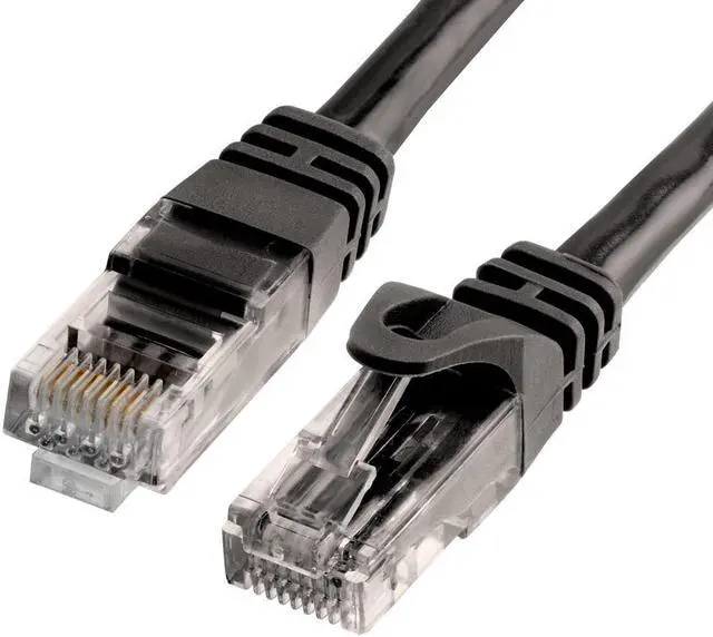 Main image of Cmple Cat6 Ethernet Cable 10Gbps - Computer Networking Cord with Gold-Plated RJ45 Connectors, 550MHz Cat6 Network Ethernet LAN Cable Supports Cat6, Cat5e, Cat5 Standards - 100 Feet Black