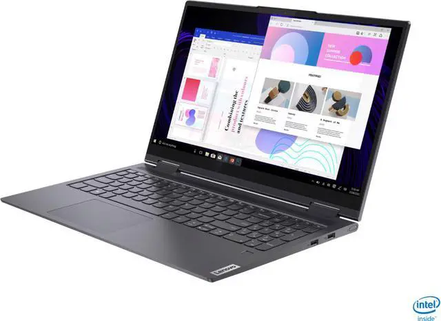 Alt view image 2 of 5 - Lenovo - Yoga 7i 2-in-1 15.6" Touch Screen Laptop - Intel Core i5 - 8GB Memor...