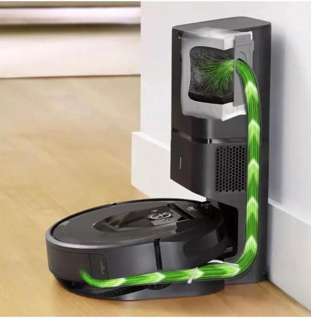 Alt view image 6 of 20 - iRobot ROOMBAI755 Roomba i7+ Wi-Fi Connected Robot Vacuum