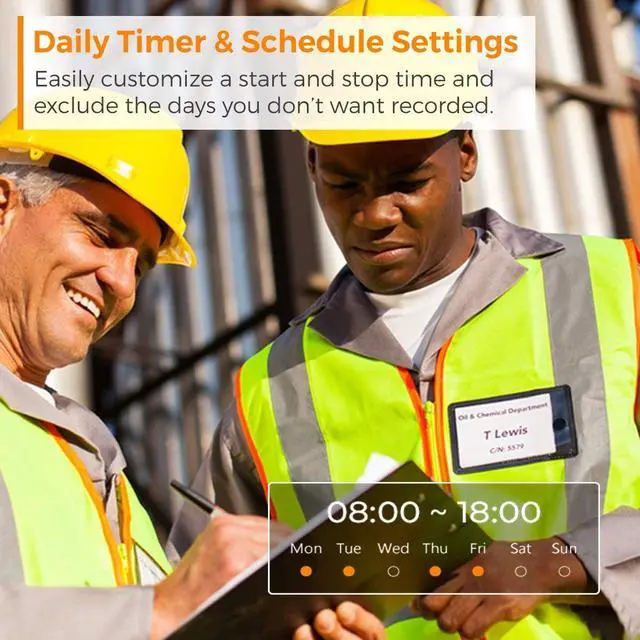 Alt view image 13 of 19 - Brinno Construction Trio Bundle Pack BCC2000, Up to 1 Year Battery Life, Perfect for Construction and Outdoor Security, 1080P FHD - Includes Flexible Clamp Mount and Weather Resistant Outdoor Housing