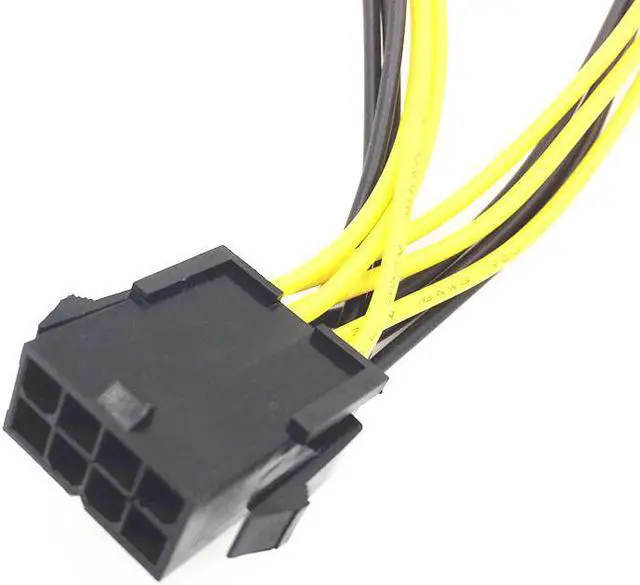 Alt view image 3 of 5 - 8P To 6+2P Graphics Card Power Cord Power Supply CPU 8Pin To Graphics Card Dual 6+2pin Power Supply Line 8P To Dual 8P Lines