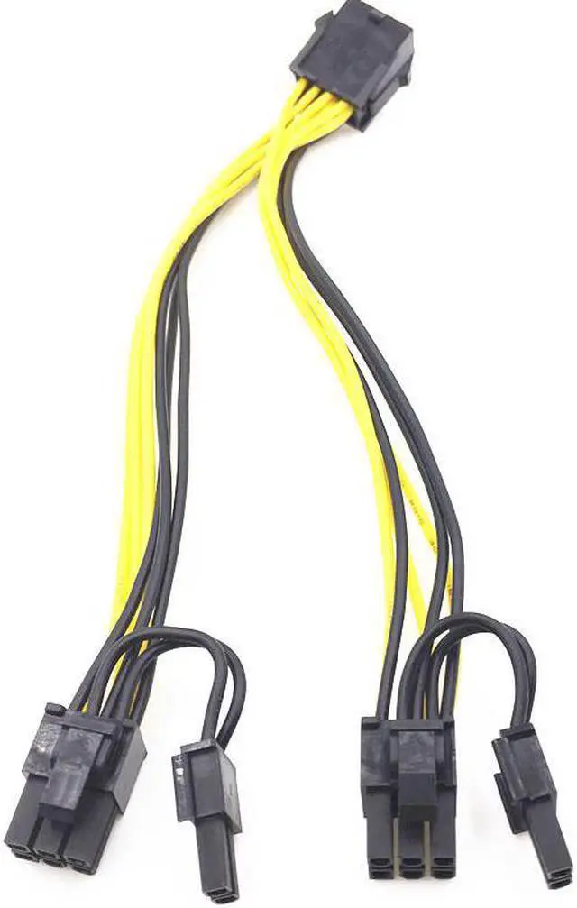 Alt view image 4 of 5 - 8P To 6+2P Graphics Card Power Cord Power Supply CPU 8Pin To Graphics Card Dual 6+2pin Power Supply Line 8P To Dual 8P Lines