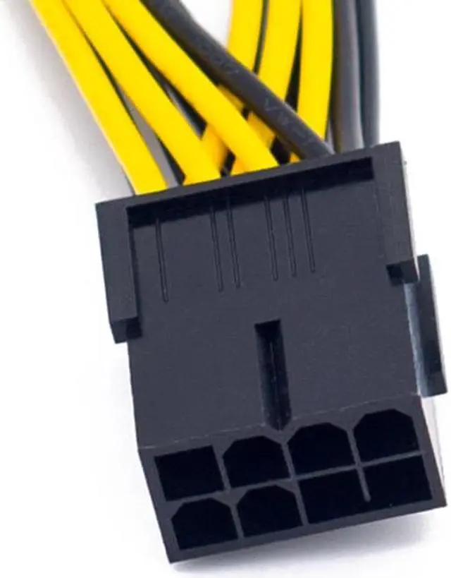 Alt view image 4 of 6 - PCI-E 8 Pin to Dual 8(6 2) Pin PCI Express PCIE 8 Pin to Dual 8Pin VGA Graphic Video Card Adapter Power Splitter Cable