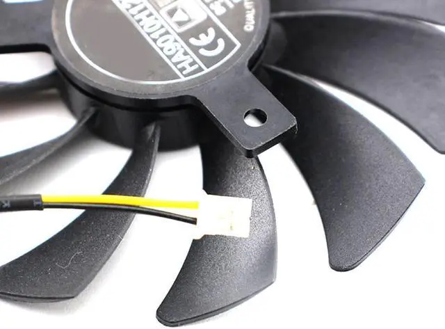 Alt view image 3 of 6 - Model Is HA9010H12F-Z 85MM 0.57A 2 Pin GTX 1050 GPU Cooler Fan For MSI Geforce GTX 1050 2G GTX 1050Ti 4G OC Graphic Card Cooling