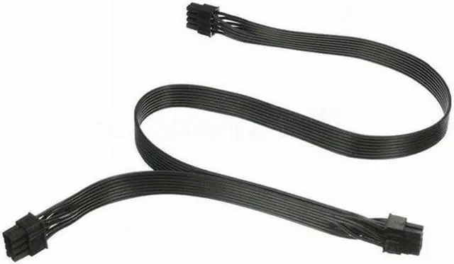 Alt view image 2 of 6 - PCI express GPU 8pin to Dual 6 2Pin 8 Pin Power supply Cable PCI-e Graphics card 8pin 1 to 2 power cord For Corsair CS seri U0E6