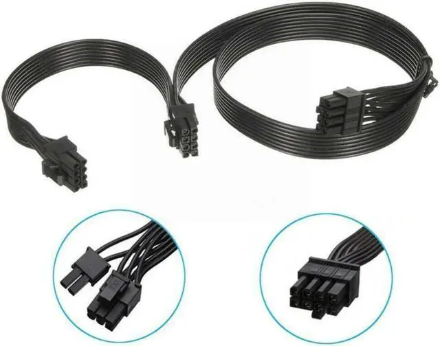 Main image of PCI express GPU 8pin to Dual 6 2Pin 8 Pin Power supply Cable PCI-e Graphics card 8pin 1 to 2 power cord For Corsair CS seri U0E6