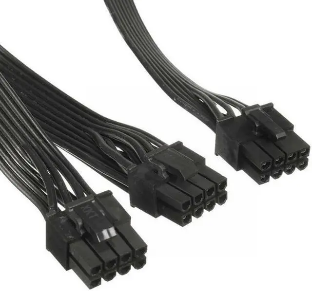 Alt view image 4 of 6 - PCI express GPU 8pin to Dual 6 2Pin 8 Pin Power supply Cable PCI-e Graphics card 8pin 1 to 2 power cord For Corsair CS seri U0E6