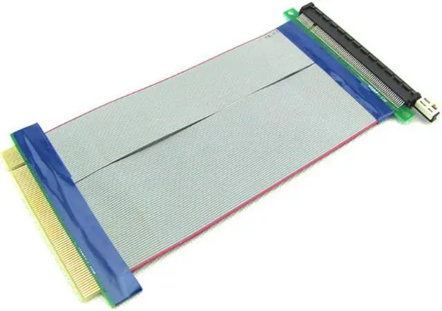 Alt view image 5 of 6 - PCI-E 16X To 16X Riser Card PCIe X16 Extender Flexible Ribbon Extension Cable Adapter For Graphics Card Machine