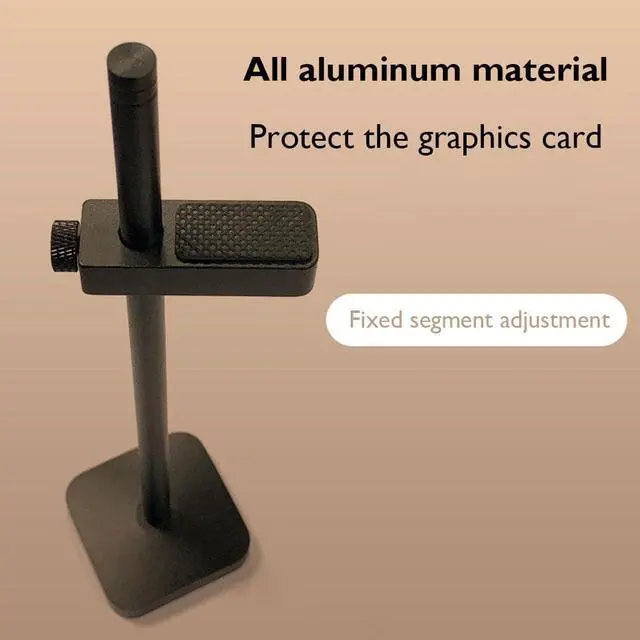 Alt view image 5 of 6 - Video Card Holder Bracket Jack Case Graphics Card Holder Jack Bracket Desktop Computer Case Video Card for Desktop PC