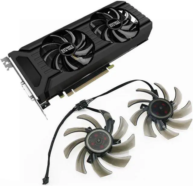 Main image of 85MM FDC10H12S9-C GA91S2U For Palit GeForce GTX 1070 Ti 1070 1060 1080 GTX1060 Dual Graphics Card 4Pin Cooler Fan Replace