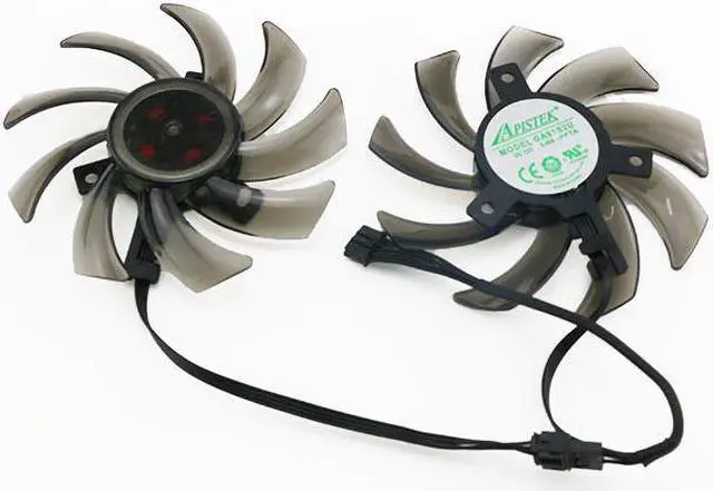 Alt view image 2 of 6 - 85MM FDC10H12S9-C GA91S2U For Palit GeForce GTX 1070 Ti 1070 1060 1080 GTX1060 Dual Graphics Card 4Pin Cooler Fan Replace