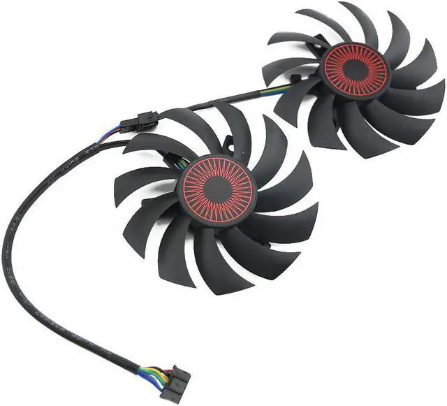 Alt view image 3 of 4 - 2PCS/lot 5Pin FD7010H12S GTX 1060 960 SI OC for ASUS GTX1060-03G GTX960 GAMING Graphics card cooling fan T128010SH